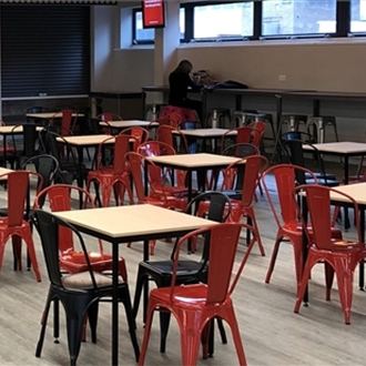 Trent Furniture provide chairs and tables for Student Union’s new diner 
