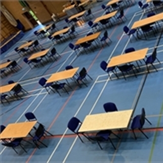 Trent Furniture delivers temporary dining furniture for school