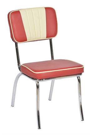 Red diner chair