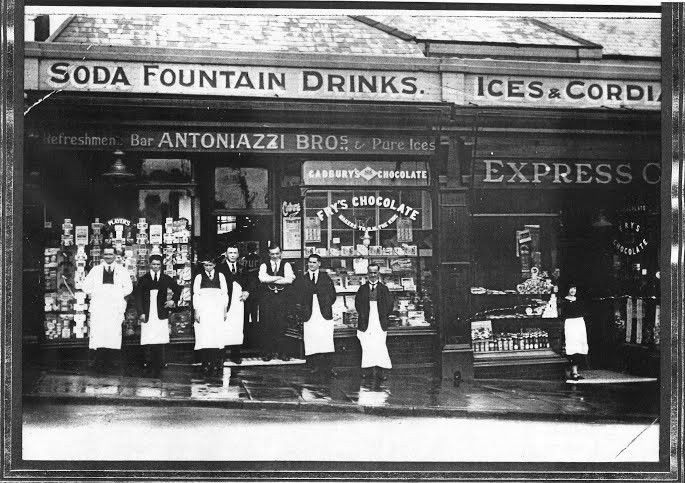 Antoniazzi shop, Caerphilly, 1920s-30s