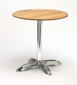 Trent Furniture's Capra Round Table is good for outdoor use and perfect for pub gardens