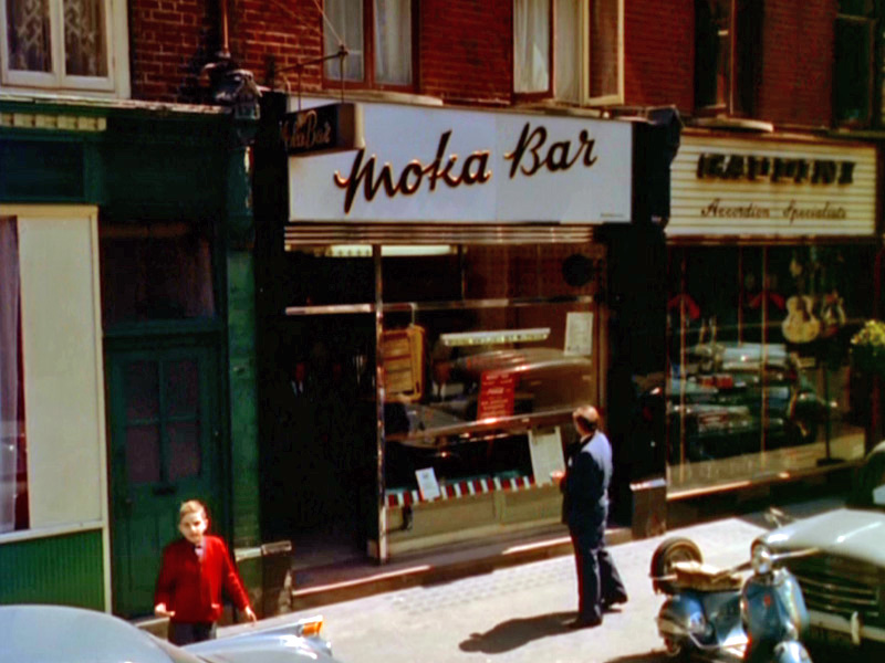 Moka Bar in Frith Street, Soho